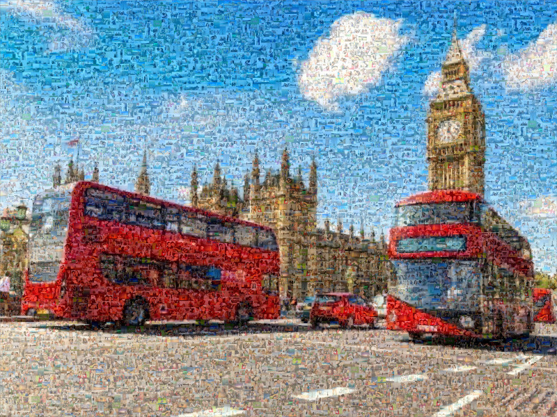 Fotomosaik BigBen London